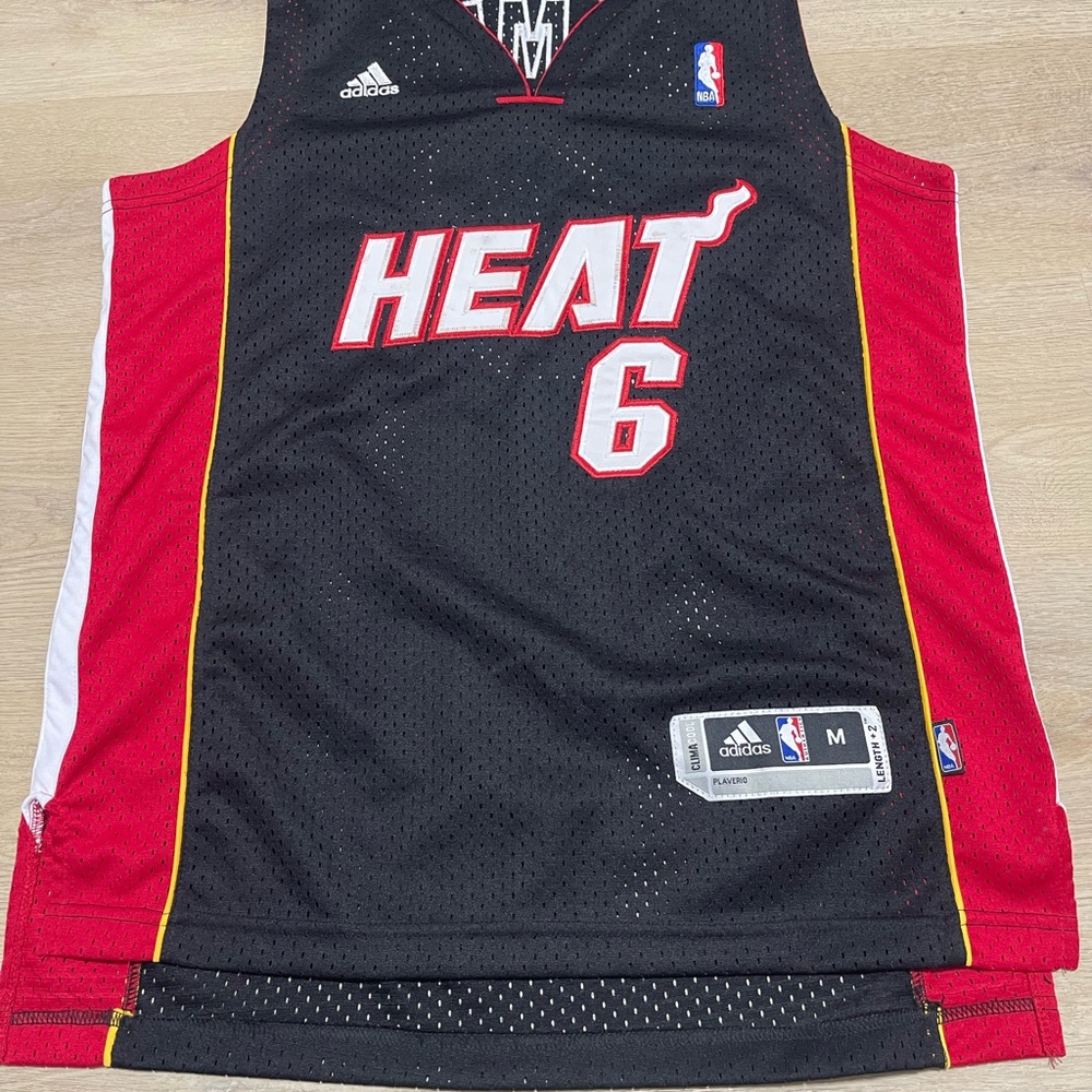 Adidas Black and Red NBA Jersey